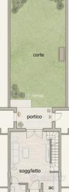 Villino a schiera con box e posto auto