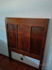 testiera in legno 