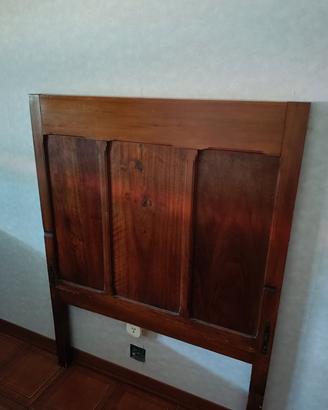 testiera in legno 