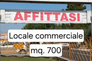 Locale commerciale con ampio piazzale