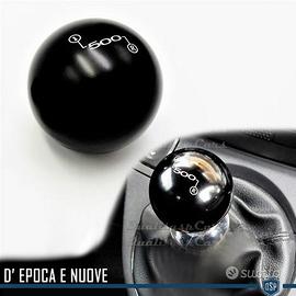 POMELLO Cambio Nero PER FIAT 500 Nuova e Epoca