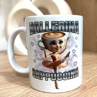 italian brainrot  ballerina cappuccina tazza