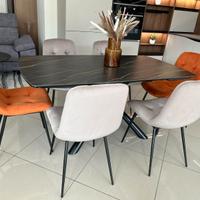 TAVOLO DESIGN CON PIANO IN CERAMICA