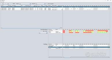 Software per pianificazione e carico di lavoro
