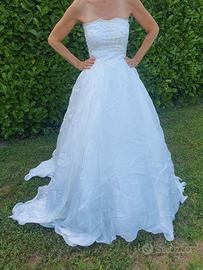 vestito da sposa in seta