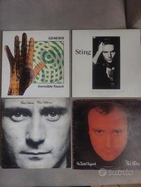 lp 33giri dischi Sting- Genesis- Phil Collins 