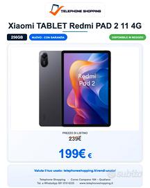 Xiaomi TABLET Redmi PAD 2 11 8/256GB 4G Nuovo