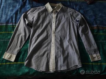 Camicia Bimbus blu e bianca - Taglia 11/12 anni