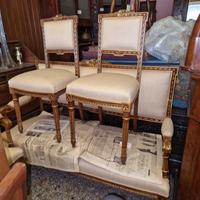 salottino laccato antico 