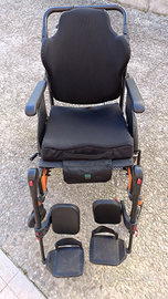 Carrozzina per disabili Ditta Progeo con pettorale