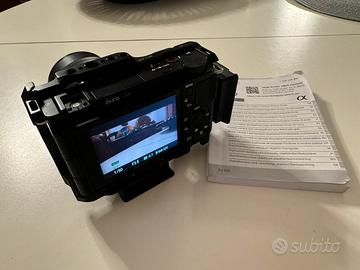 Sony Alpha 4k ZV-E10 con smallring