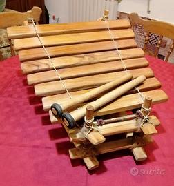 Balafòn: strumento musicale africano, 8 lame