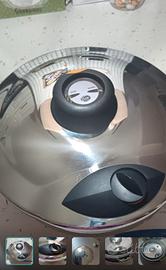 Pentola AMC da 6,5 LT. con coperchio Secuquick 