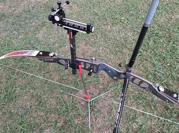kit completo arco ricurvo con custodia rigida