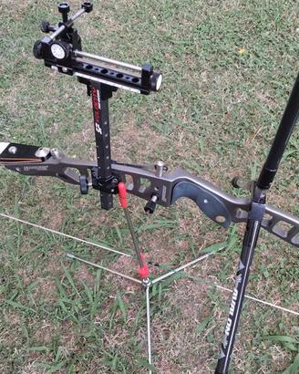 kit completo arco ricurvo con custodia rigida