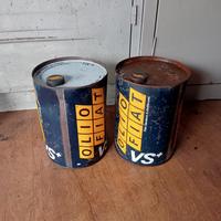 Vecchi fustini olio fiat