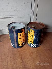 Vecchi fustini olio fiat