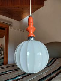 lampadario vintage space age 