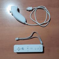 Wiimote + Nunchuk originali Nintendo Wii bianchi