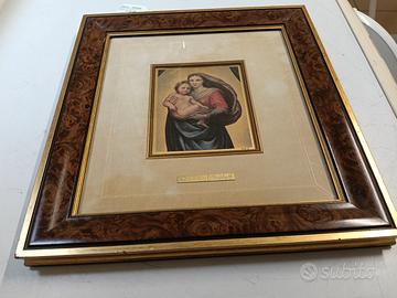 Quadro madonna del raffaello 