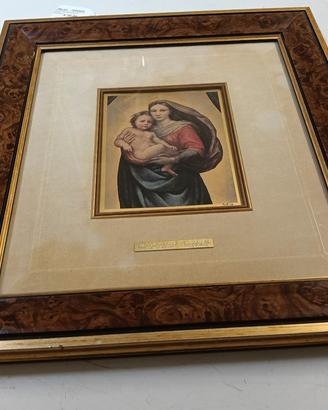 Quadro madonna del raffaello 