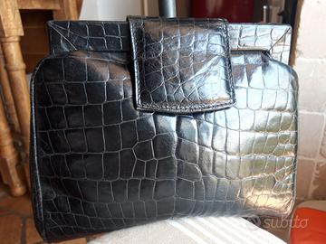 Borsa a mano vera pelle