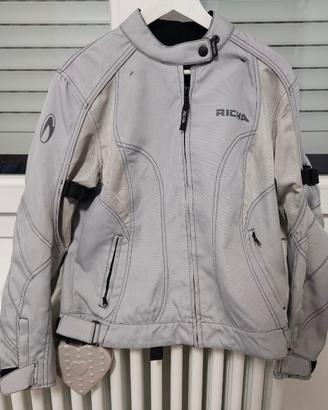 Giacca moto traforata donna taglia L