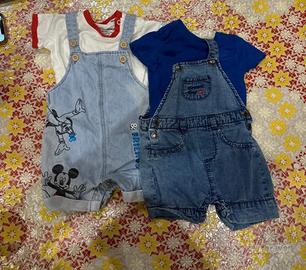 Set di salopette per neonati 3-6 mesi