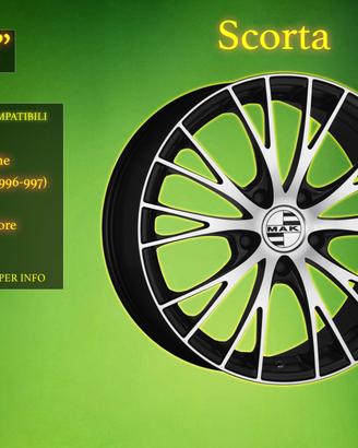 Cerchio in lega 18" Porsche 911 - scorta