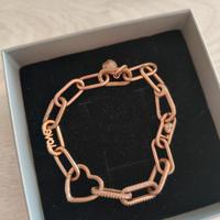 Bracciale Pandora Me oro rosa 19cm