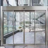 Porta scorrevole automatica a due ante