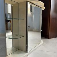 Specchiera Bagno con Luci e Ripiani 87x70 cm