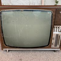 Tv epoca INDESIT 24 L e stabilizzatore di tensione