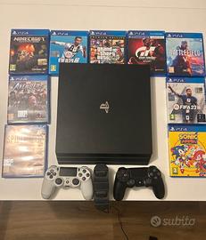 sony ps4 pro  1TB + 2 controller + giochi + carica