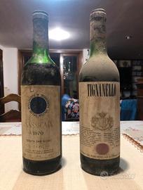 Vini rari da collezione Sassicaia e Tignanello