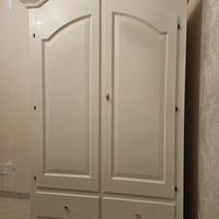 armadio due ante avorio 