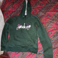 felpa verde scuro donna