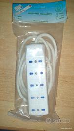 Multipresa elettrica polivalente nuova – 6 prese