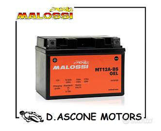 BATTERIA MALOSSI GEL MT12A-BS