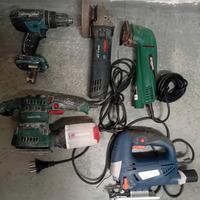 smerigliatrice avvitatore seghetto levigatrice 