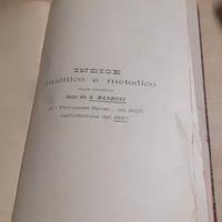 I promessi sposi di A. Manzoni, indice analitico