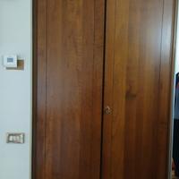 armadio due ante vero legno noce