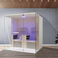 Sauna infrarossi con radiatori carbonio  2 sedute