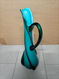 Caraffa vetro Empoli vintage