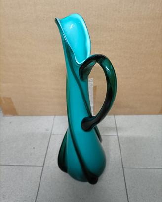 Caraffa vetro Empoli vintage