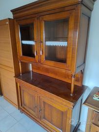 vetrina legno pregiato 