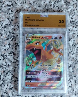 Pokemon Charizard Vstar FA gradata 10
