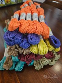 Cotone francese per ricamo. 40 matassine 