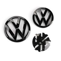 Coppia Stemma Logo Emblema VW Golf Polo