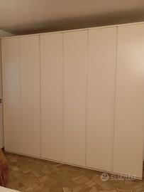 armadio 6 ante laccato 